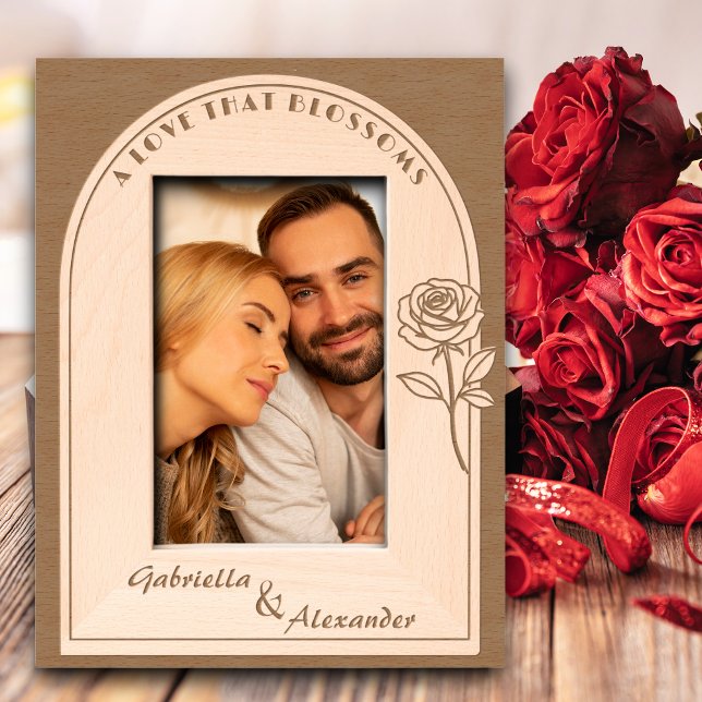 Romantic Valentine’s Gift for Couples - Rose  Etched Frames (Creator Uploaded)