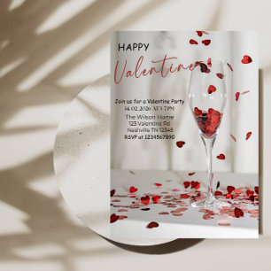 Romantic Valentine's Day Celebration Party Invitation