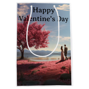Romantic Valentine's Day for Adults 1 Medium Gift Bag