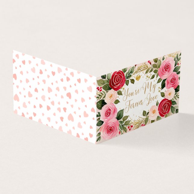 Romantic Valentine's Day Greeting Card (Outside)