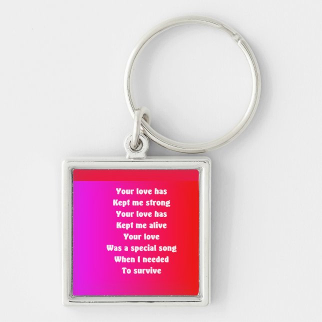 romantic valentine's day keychains (Front)