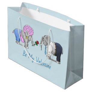 Romantic Valentines Day Large Gift Bag