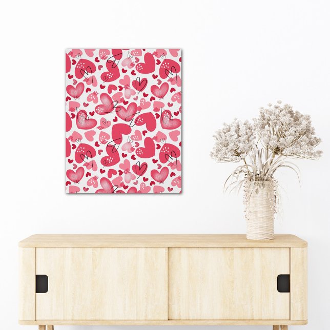 Romantic Valentines Heart Wall Art (Valentines Heart Wall Art)