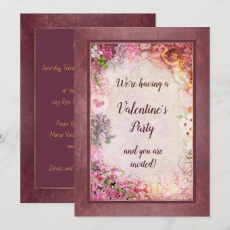 Romantic Valentine's Party Invitation