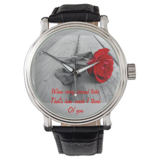 Romantic verse watch