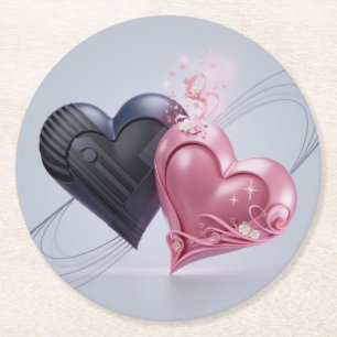 Romantic Vibes Drink Coaster