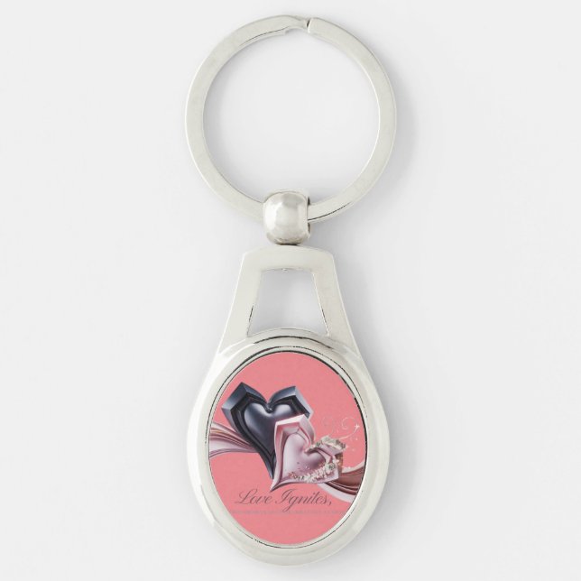 Romantic Vibes Keychain (Front)