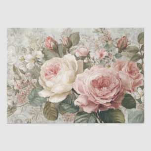 Romantic Victorian Rose Vintage Tissue Paper