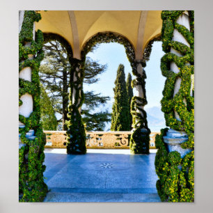 Romantic Villa del Balbianello, Lake Como, Italy Poster