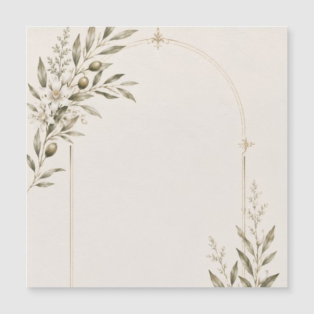 Romantic Vineyard Wedding Stationery  (Front)