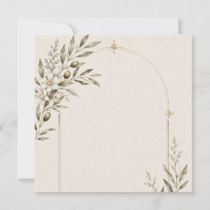 Romantic Vineyard Wedding Stationery  Thank You Card