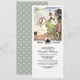 Romantic Vintage Art Bridal Shower Invitations