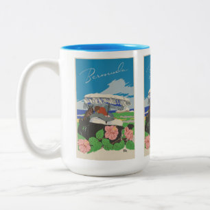 Romantic Vintage Bermuda Travel Mug