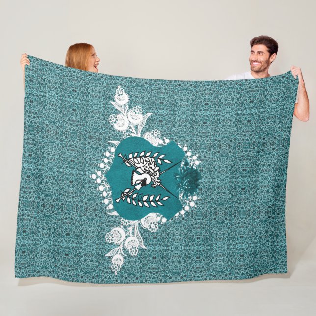 Romantic vintage blanket (In Situ)