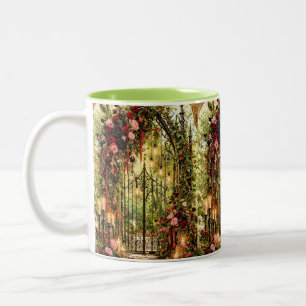 Romantic Vintage Cottagecore Coffee Cup