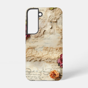Romantic Vintage Parchment Letter Samsung Galaxy Case