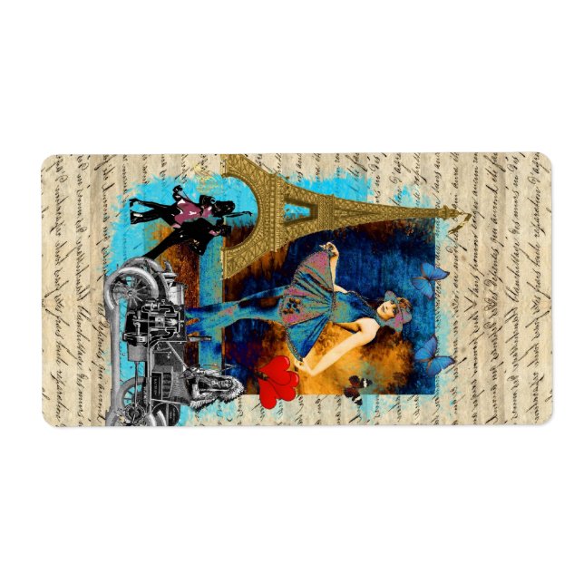 Romantic vintage Paris collage (Front)