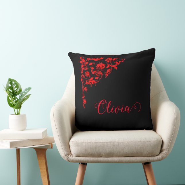 Romantic, Vintage Personalised  Cushion (Chair)