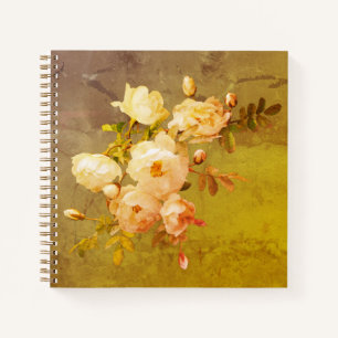 Romantic Vintage Roses Notebook