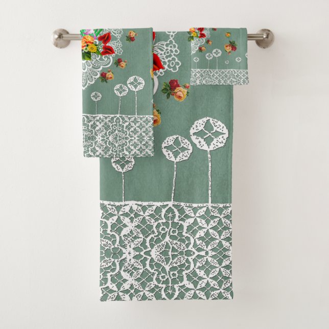 Romantic vintage towel set (Insitu)