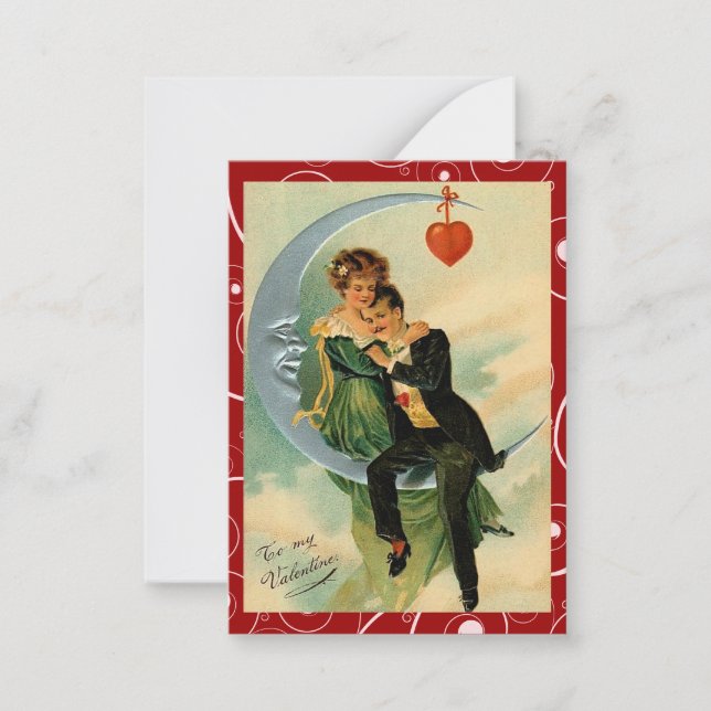 Romantic Vintage Valentine Love Notes (Front)
