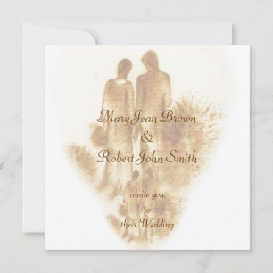 Romantic Vintage Wedding Invitation