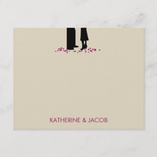Romantic Vows Wedding Thank You Cards