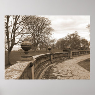 Romantic Walk Path Poster