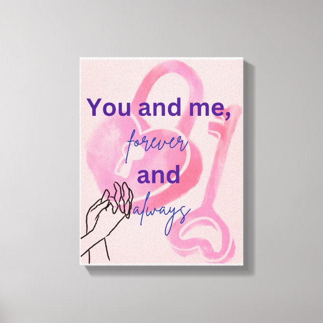 Romantic Wall Art for Couples – Perfect Decor   (Front)