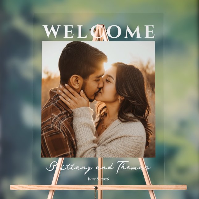 Romantic Warm Photo Acrylic Sign (Neutral)