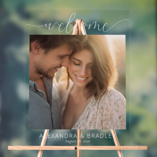 Romantic Warm Photo Acrylic Sign