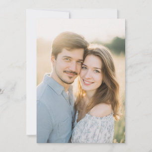 Romantic Warm Photo Invitation
