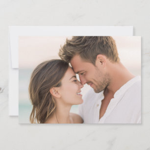 Romantic Warm Realistic Photo Invitation