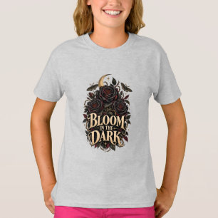 Romantic Watercolor Botanical Flower Design T-Shirt