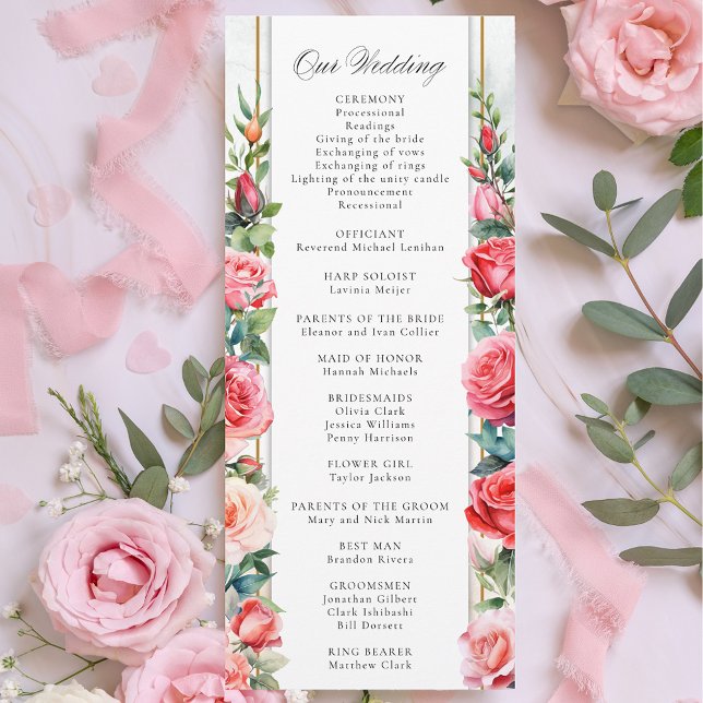 Romantic Watercolor Pink Roses & Calligraphy Programme (Creator Uploaded)