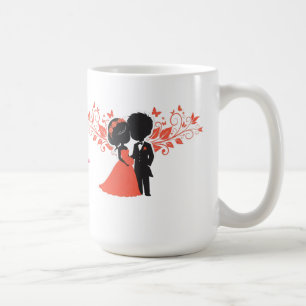 Romantic Wedding Couple Silhouette Coffee Mug