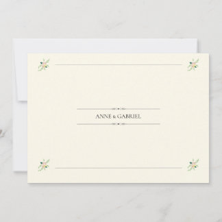 Romantic Wedding Invitation