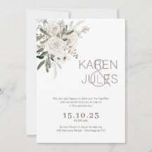 Romantic Wedding Invitation W-ROM-004