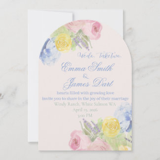 Romantic Wedding Invite Second Wedding or renewal
