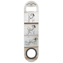 Romantic Wedding Proposal - Bottle Opener