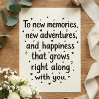 Romantic Wedding Quote Newlywed Bride Groom