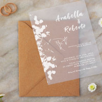 Romantic White Eucalyptus Botanical Wedding