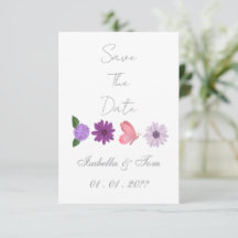 Romantic Wildflower & Butterfly Garden Wedding