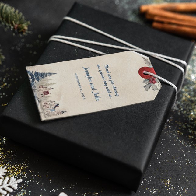 Romantic Winter Wedding Gift Tags (Creator Uploaded)