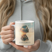 Romantic Woman Nature Silhouette Custom