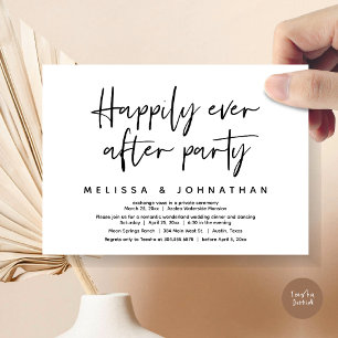 Romantic Wonderland Happily Ever After Party Invitation