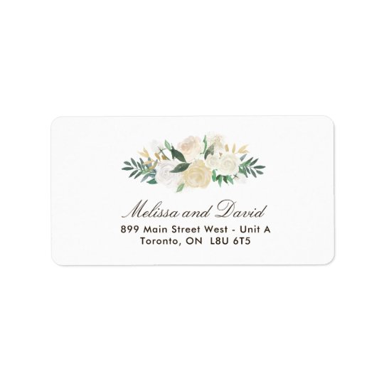 Romantic Woodland Address Labels
