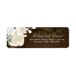 Romantic Woodland  Return Address Labels