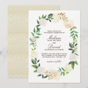 Romantic Woodland  Wedding Invitations