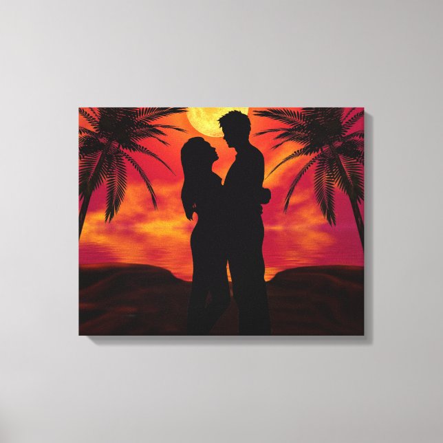 Romantic Wrapped Canvas (Front)